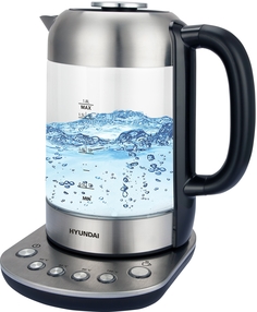 Чайник электрический HYUNDAI HYK-G8407 1.8 л черный
