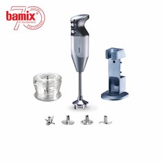 Погружной блендер Bamix DeLuxe M180 Silver