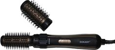 Фен-щетка Sokany SD903 1000 Вт черный; золотистый