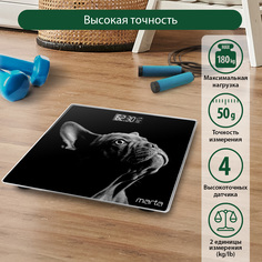 Весы напольные Marta MT-1608 серый, черный