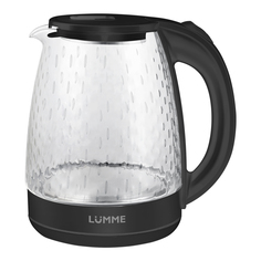 Чайник электрический LUMME LU-KT4117A 2 л прозрачный; черный