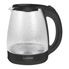 Чайник электрический LUMME LU-KT4117A 2 л прозрачный; черный