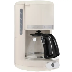 Кофеварка капельного типа Moulinex FG385A30 бежевый; серебристый