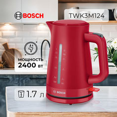 Чайник электрический Bosch TWK3M124 1.7 л красный