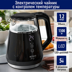Чайник электрический StingRay ST-KT3017A 1.2 л черный