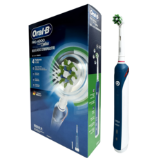 Электрическая зубная щетка Oral-B Pro 4000 3D Smartseries Blue синий