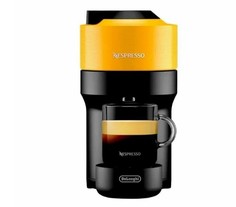 Кофемашина капсульного типа Delonghi Vertuo Pop желтый, черный Delonghi
