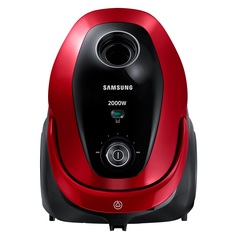 Пылесос Samsung VC20M253AWR красный, черный