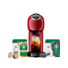 Кофемашина капсульного типа NESCAFE Dolce Gusto Genio Plus красный