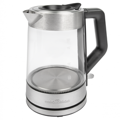 Чайник электрический Profi Cook PC-WKS 1190 1.7 л серебристый, прозрачный