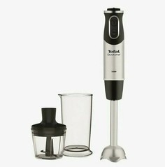 Погружной блендер Tefal HB 656838 серебристый, черный