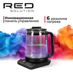 Чайник электрический RED SOLUTION KG1330D 2 л прозрачный, черный