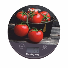 Весы кухонные Sakura SA-6076T серый