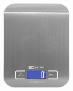 Весы кухонные TDM ELECTRIC Юнит серебристый
