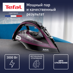 Утюг Tefal Ultimate Pure FV9835E0, черный/фиолетовый