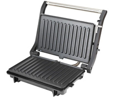 Гриль Добрыня DO-5204 серебристый, черный