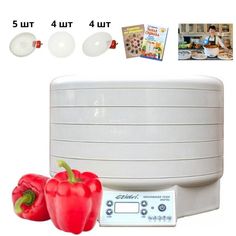 Сушилка для овощей и фруктов Ezidri Snackmaker FD500 Digital (10 поддонов + 10 листов)