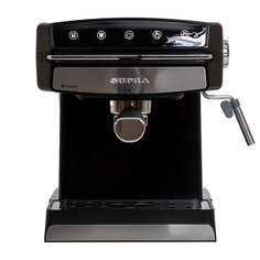 Рожковая кофеварка Supra CMS-1525 черный, серебристый