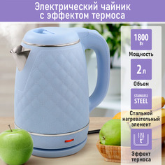 Чайник металлический LUMME LU-4106 голубой