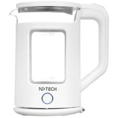 Чайник электрический NDTech EK081 1.8 л белый, прозрачный