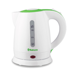 Чайник электрический SAKURA SA-2342GRS 1 л зеленый, серый