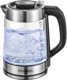 Чайник электрический HYUNDAI HYK-G4015 1.7 л черный
