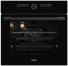 Встраиваемый электрический духовой шкаф Haier HOX-FT5AMTB черный