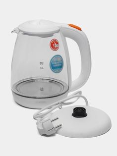 Чайник электрический VITEK VT-1101 1.7 л белый, оранжевый