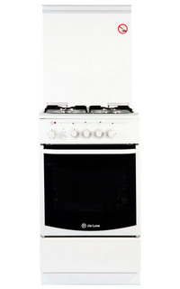 Комбинированная плита De Luxe 506040.01гэ(кр) белый