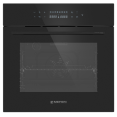 Встраиваемый электрический духовой шкаф Meferi MEO6010BK MATT ULTRA черный