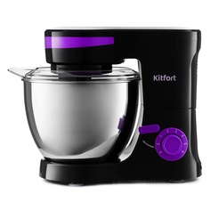 Миксер Kitfort КТ-3044-1 черный, фиолетовый