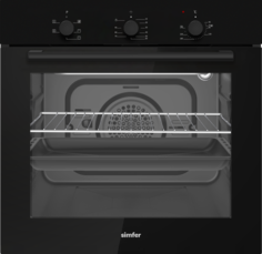 Встраиваемый электрический духовой шкаф Simfer B6EB16070 черный