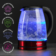 Чайник электрический Scarlett SC-EK27G85 1.8 л красный