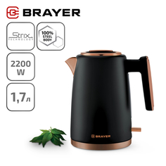 Чайник электрический Brayer BR1054 1.7 л черный