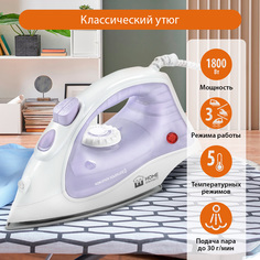Утюг Home Element HE-IR217 белый, черный