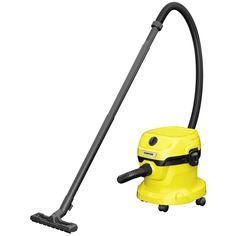 Пылесос Karcher WD 2 Plus V-12/4/18 1.628-000.0 желтый
