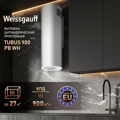 Вытяжка Weissgauff TUBUS 900 PB WH цилиндрическая пристенная