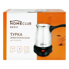 Электрическая турка Home Club CX-KP01SS черный, серебристый