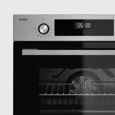 Встраиваемый электрический духовой шкаф Tuvio NF42STSC1 серебристый