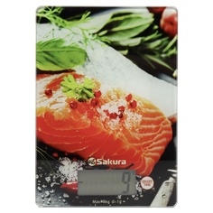 Весы кухонные SAKURA SA-6075F разноцветный