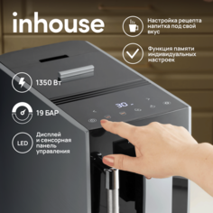 Кофемашина автоматическая Inhouse PRIMO AROMA серый