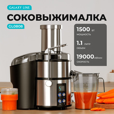 Соковыжималка центробежная GALAXY LINE GL0808 1200 Вт серебристый