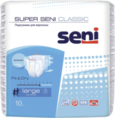 Подгузники для взрослых Белла Super Seni Classic Large 10 шт.