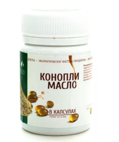 Масло конопли в капсулах, 100 шт. Рось