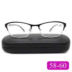 Готовые очки Glodiatr 1913 +5,00, c футляром, цвет черный, РЦ 58-60