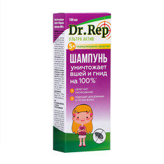 Доктор Реп Средство педикулицидное Мирролла перметрин ФОРА+ шампунь 100 мл 1 шт. Mirolla