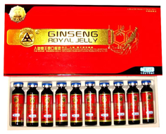 Маточное молочко женьшеня Ginseng Royal Jelly флаконы 20 шт. Лаборатории Инелдиа