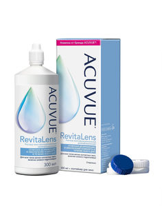 Многоцелевой раствор для контактных линз ACUVUE Revitalens 300 мл, с контейнером для линз