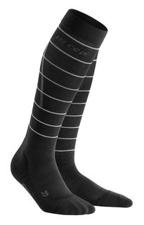 Женские компрессионные гольфы CEP Reflective C123RW Medi темно-зеленые р-р 3