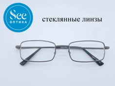 Готовые очки со стеклянными линзами и диоптриями +4.0 No Brand